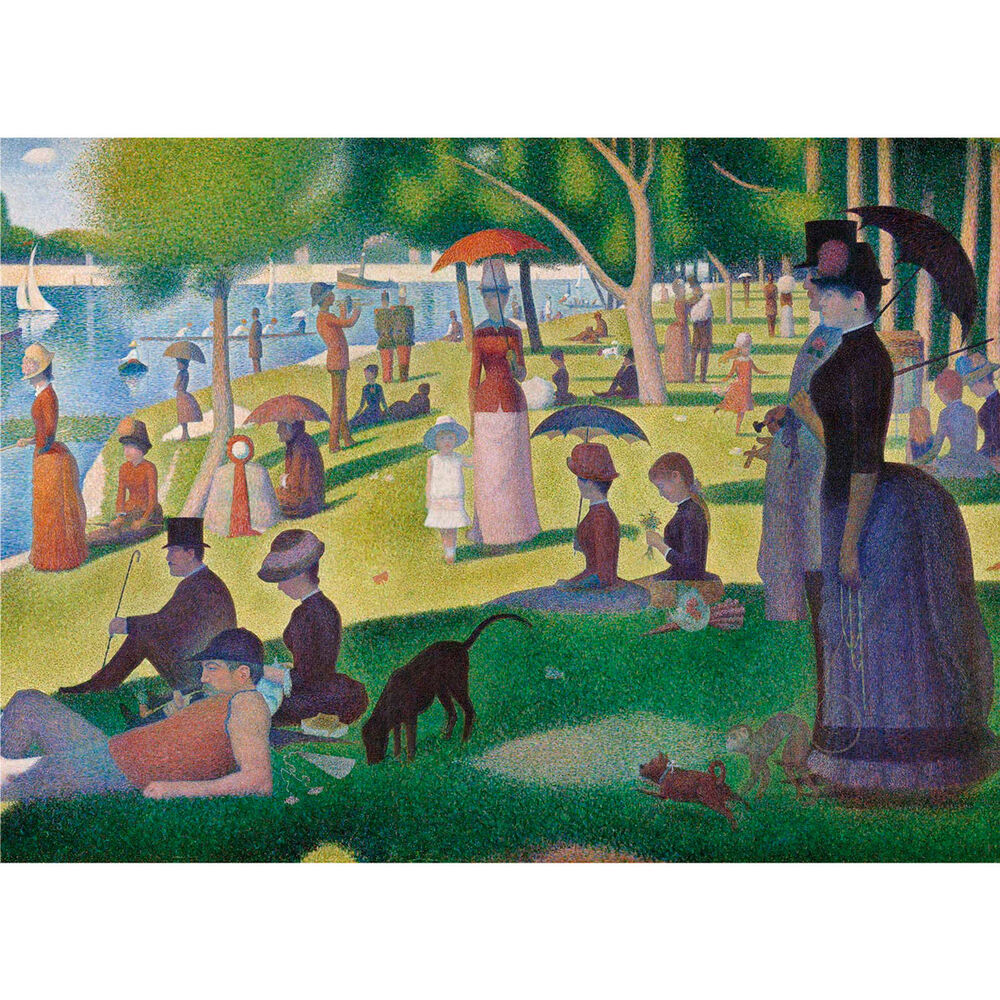 Imagen 2 de Puzzle Una Tarde De Domingo En La Isla De La Grande Jatte Musseum Collection 1000Pzs