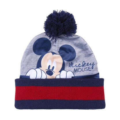 Imagen 2 de Conjunto Infantil Gorro Guantes Braga Cuello Mickey Disney