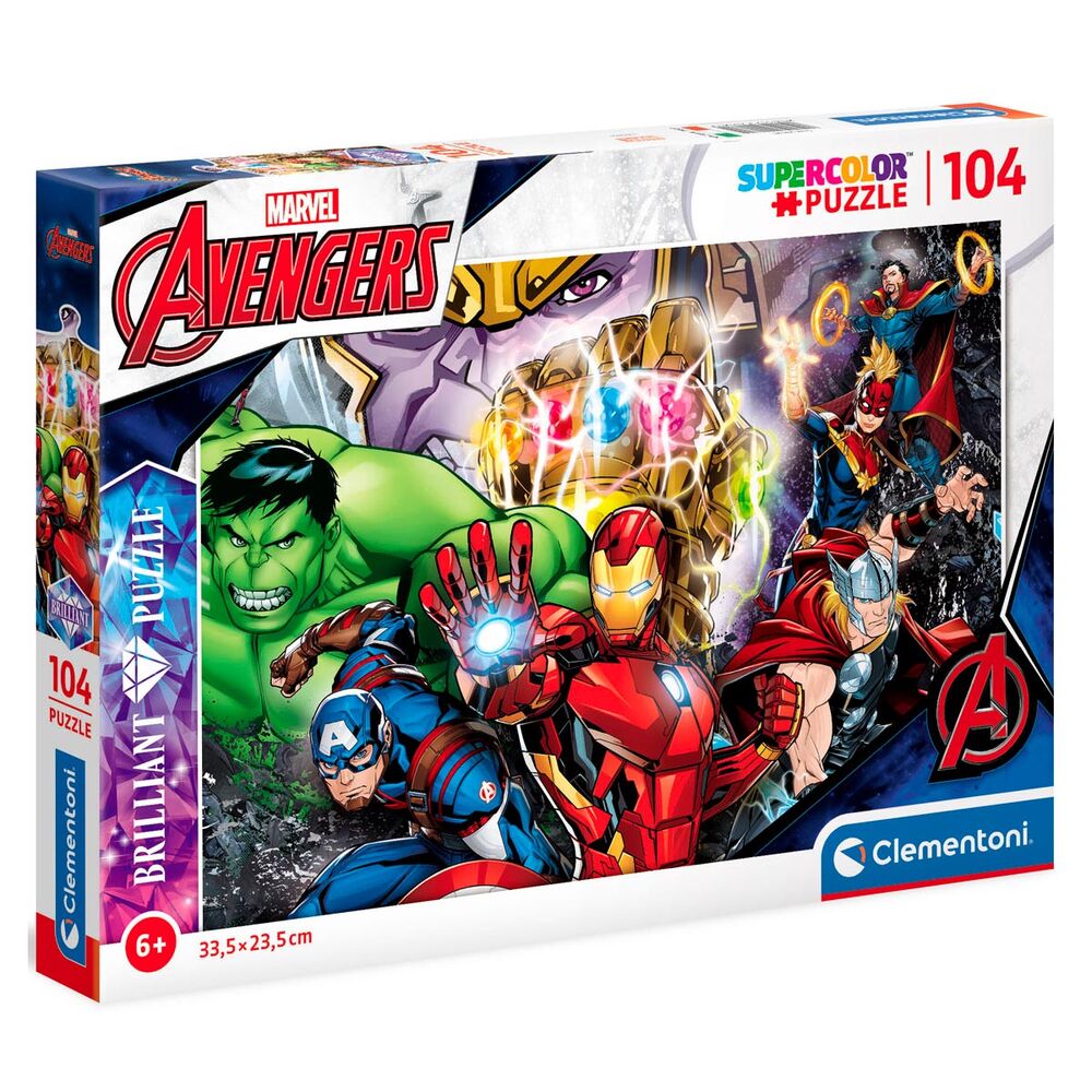 Imagen 1 de Puzzle Brilliant Marvel 104Pzs