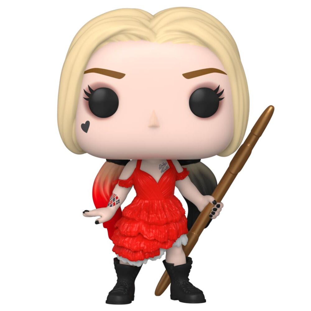 Imagen 2 de Figura Pop Dc The Suicide Squad Harley Quinn Damaged Dress