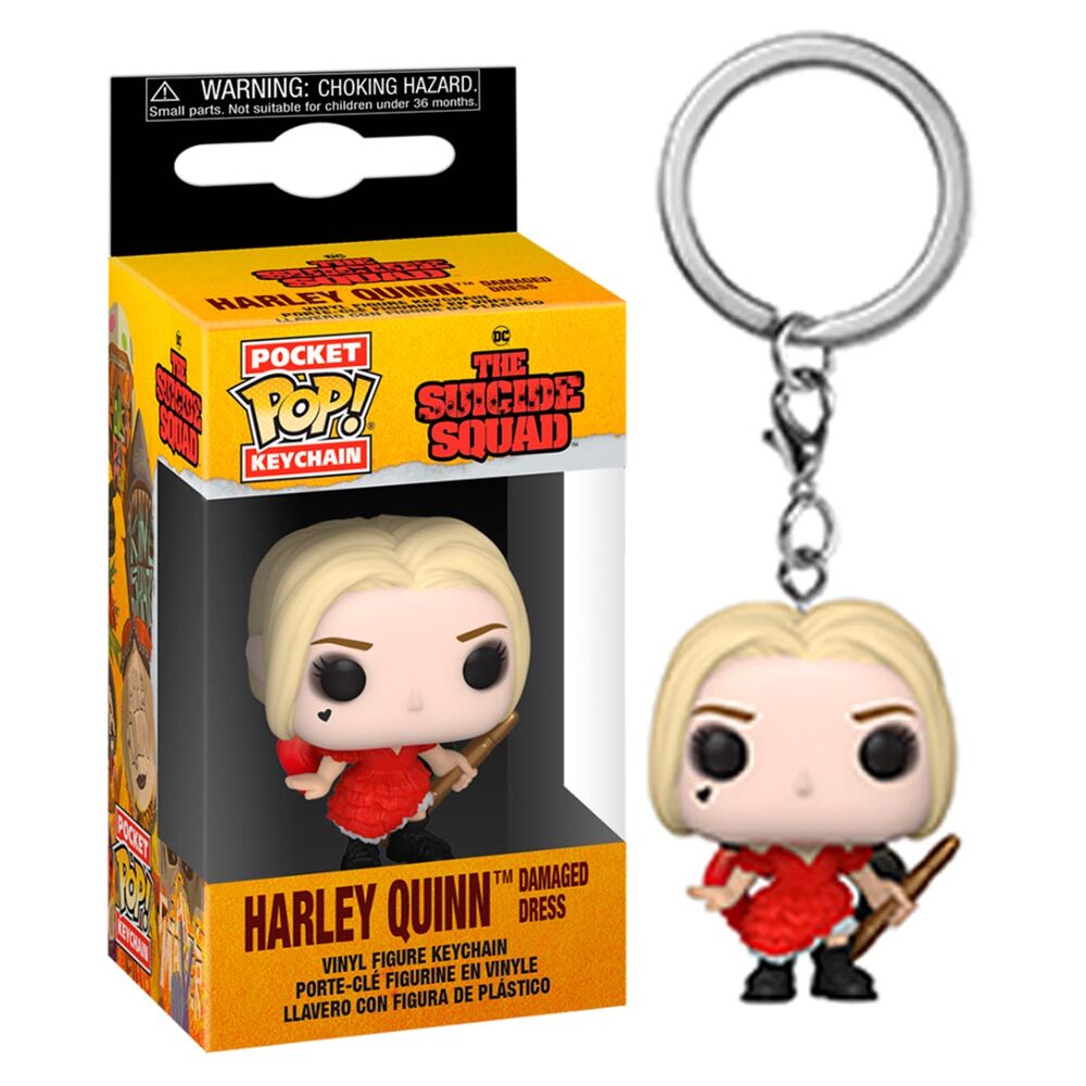 Imagen 1 - Llavero Pocket Dc The Suicide Squad Harley Quinn Damaged Dress