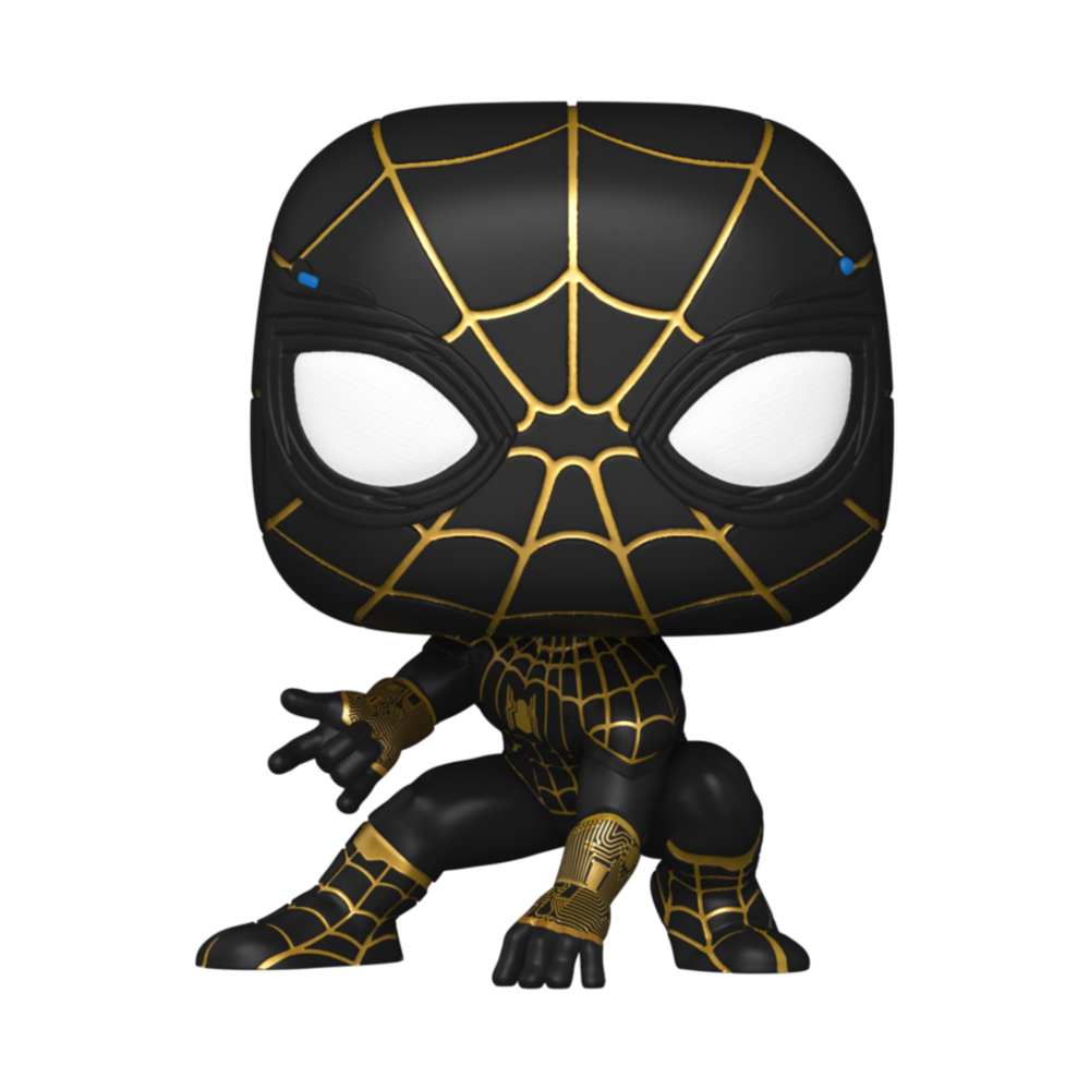 Imagen 2 de Figura Pop Marvel Spiderman No Way Home Spiderman Black & Gold Suit