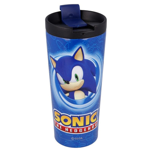 Imagen 1 de Vaso Cafe Acero Inoxidable Sonic The Hedgehog 425Ml