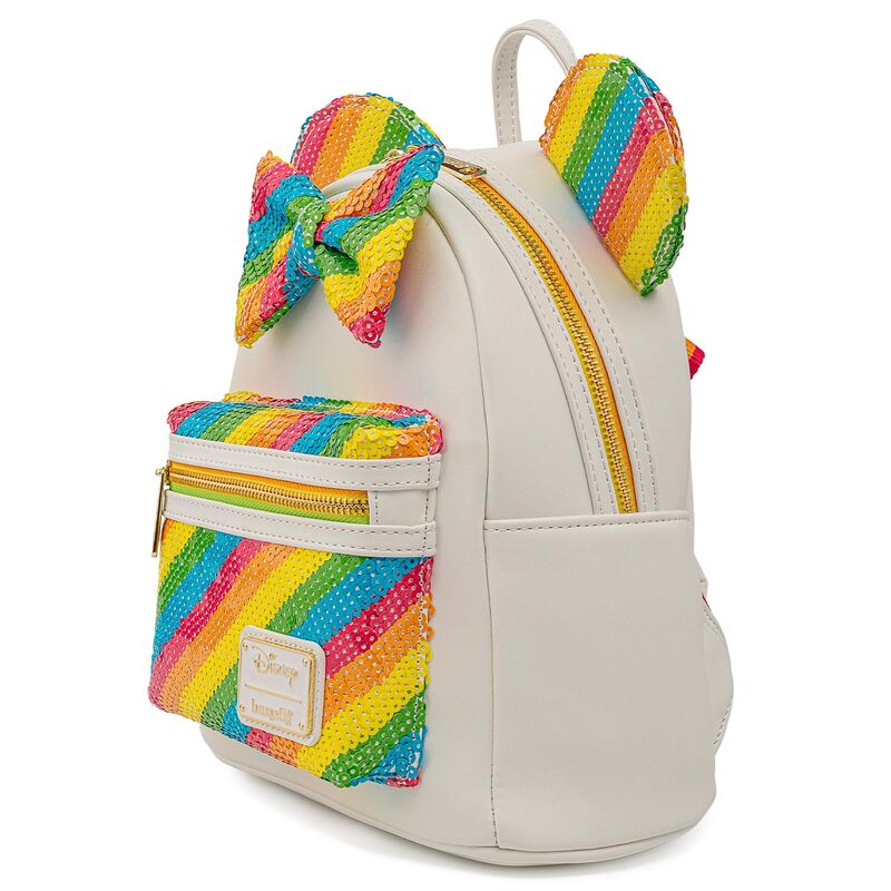 Imagen 3 de Mochila Rainbow Minnie Disney Loungefly 26Cm