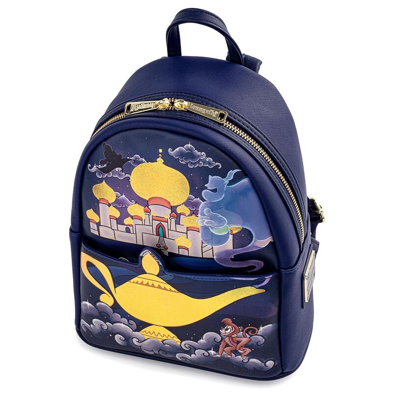 Imagen 3 de Mochila Castillo Jasmine Aladdin Disney Loungefly 26Cm