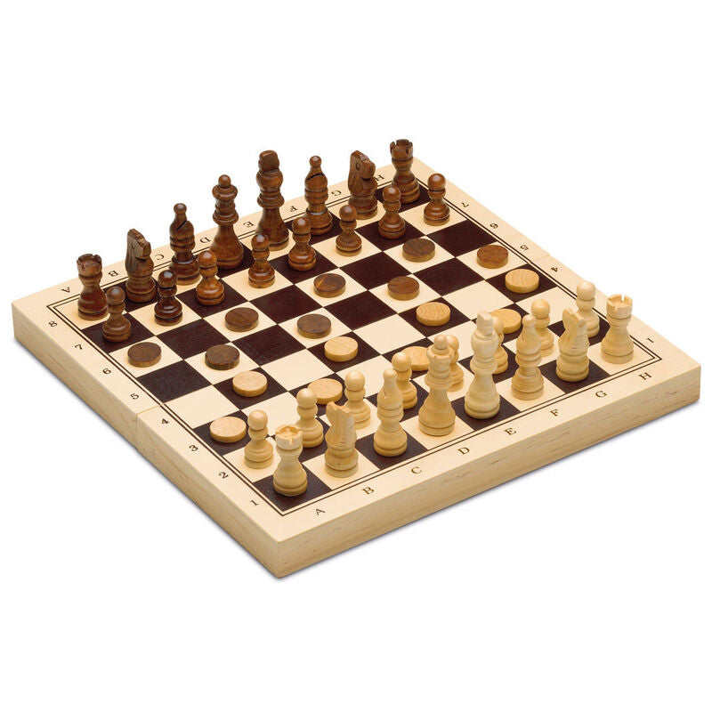 Imagen 1 - 3 En 1 Ajedrez Damas Backgammon
