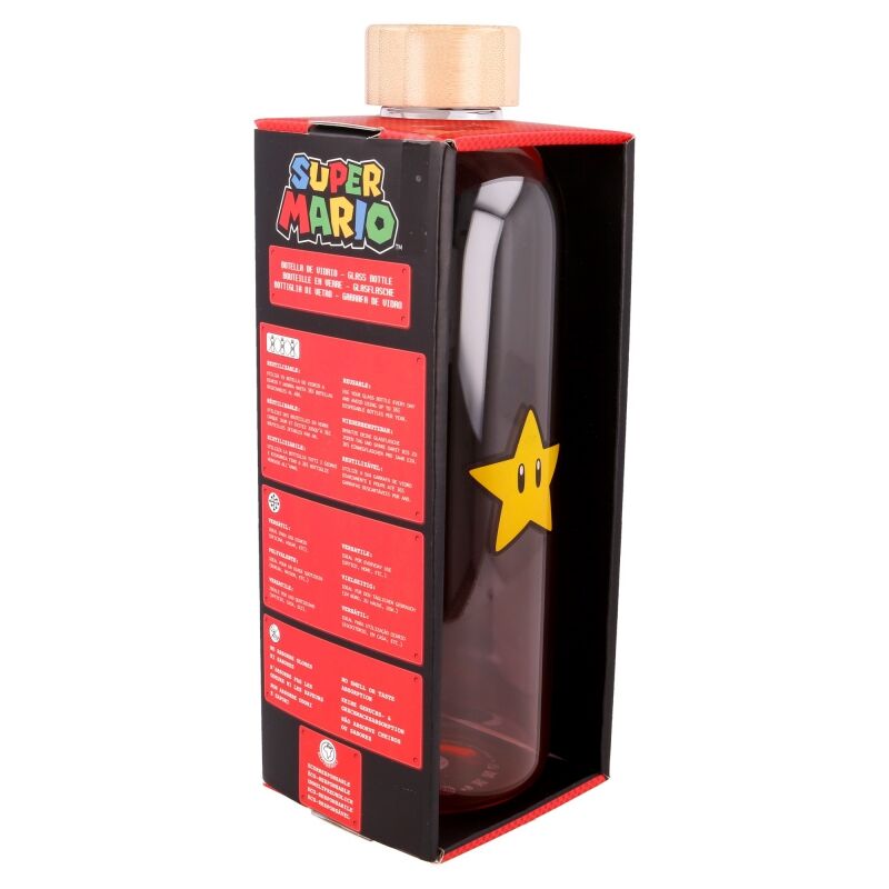 Imagen 4 de Botella Cristal Super Mario Bros Nintendo 1030Ml