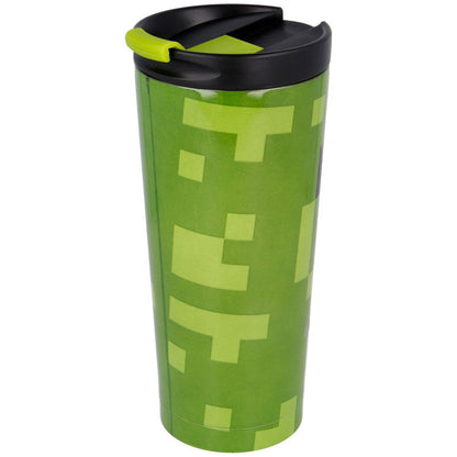 Imagen 3 de Vaso Termo Acero Inoxidable Minecraft 425Ml