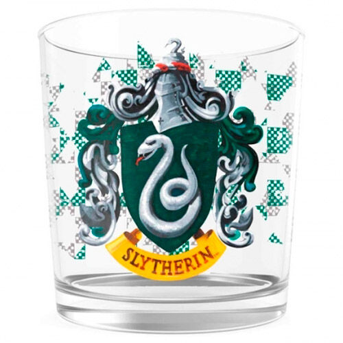 Imagen 1 - Vaso Cristal Logo Slytherin Harry Potter