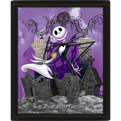 Imagen 1 de Poster 3D Lenticular Pesadilla Antes De Navidad