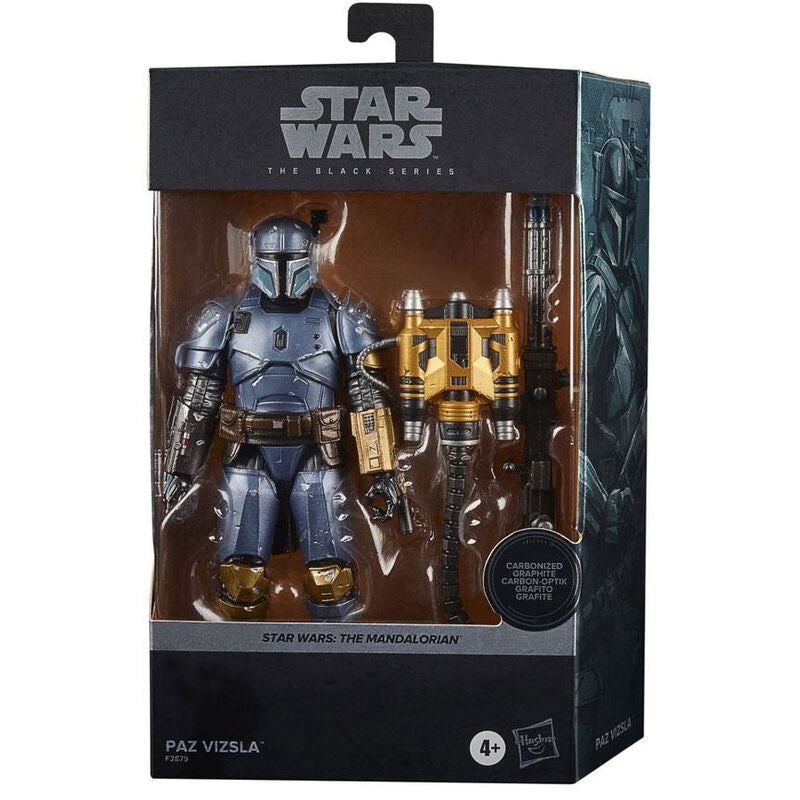 Imagen 2 de Figura Paz Vizla Carbonized Black Series Star Wars 15Cm