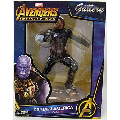 Imagen 2 de Estatua Capitan America Vengadores Avengers 3 Marvel 23Cm