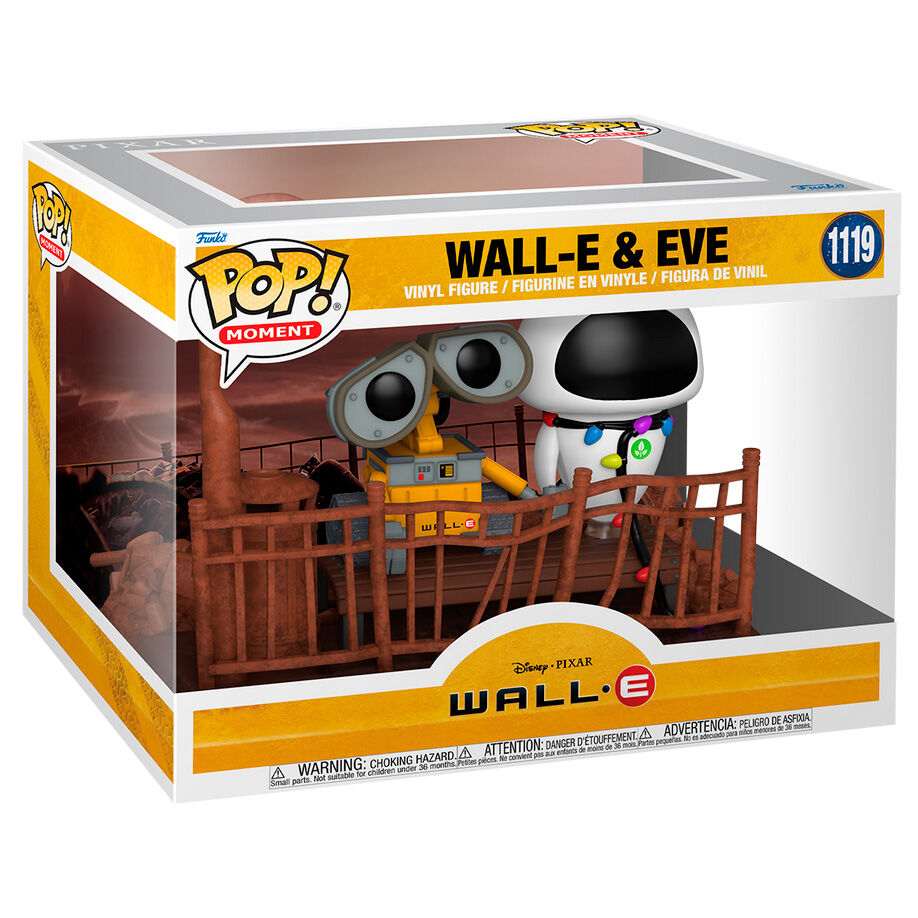 Imagen 2 - Figura Pop Disney Wall-e - Wall-e & Eve