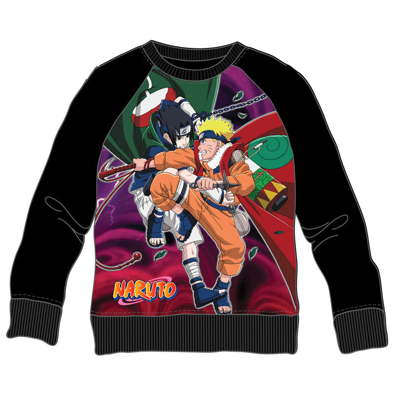 Imagen 1 - Sudadera Naruto Sasuke Fight Naruto Infantil
