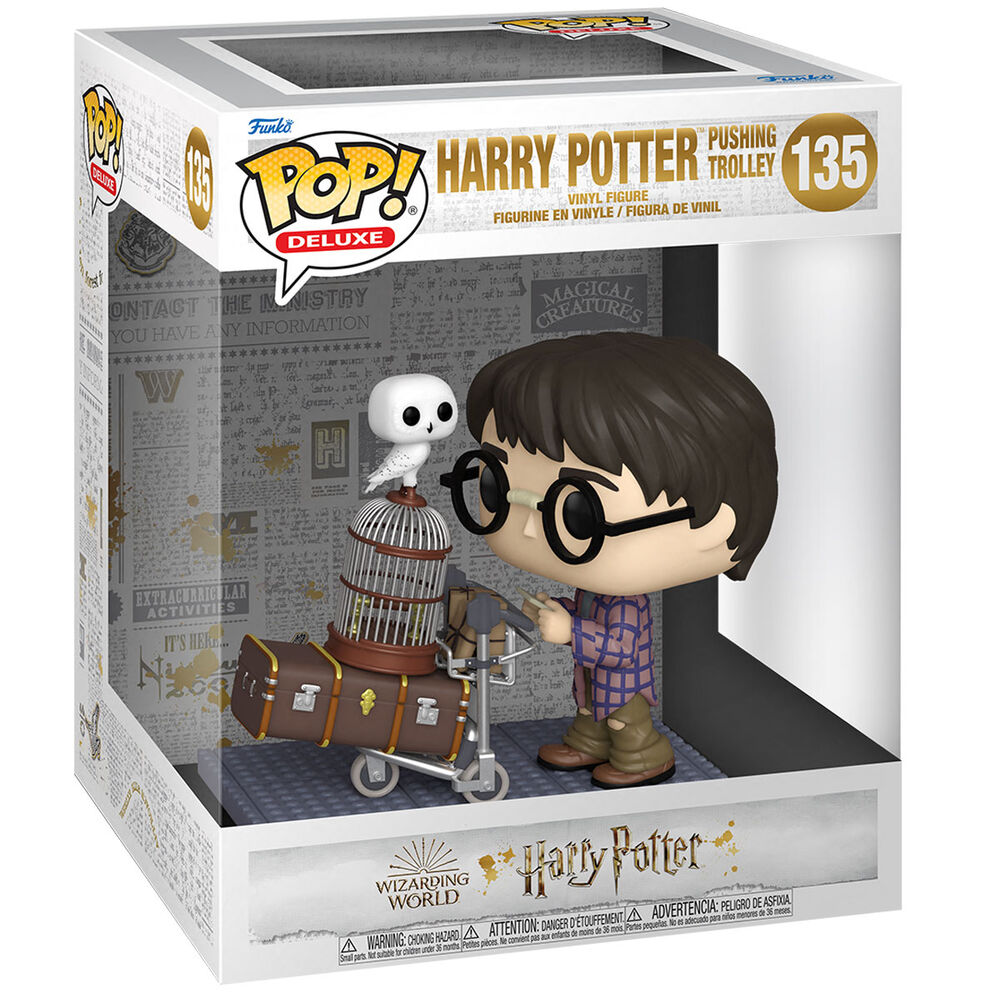 Imagen 3 de Figura Pop Harry Potter Anniversary Harry Pushing Trolley