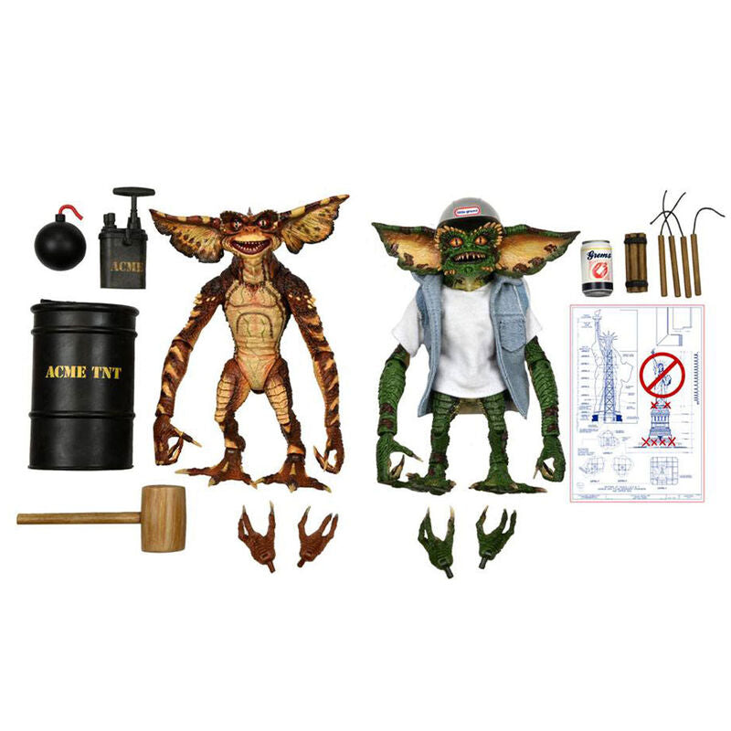 Imagen 2 de Blister Figuras Gremlins Ultimate Demolition Gremlins 2 15Cm