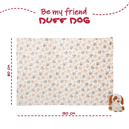 Imagen 4 de Peluche + Manta Suave Perrito Duff 22Cm