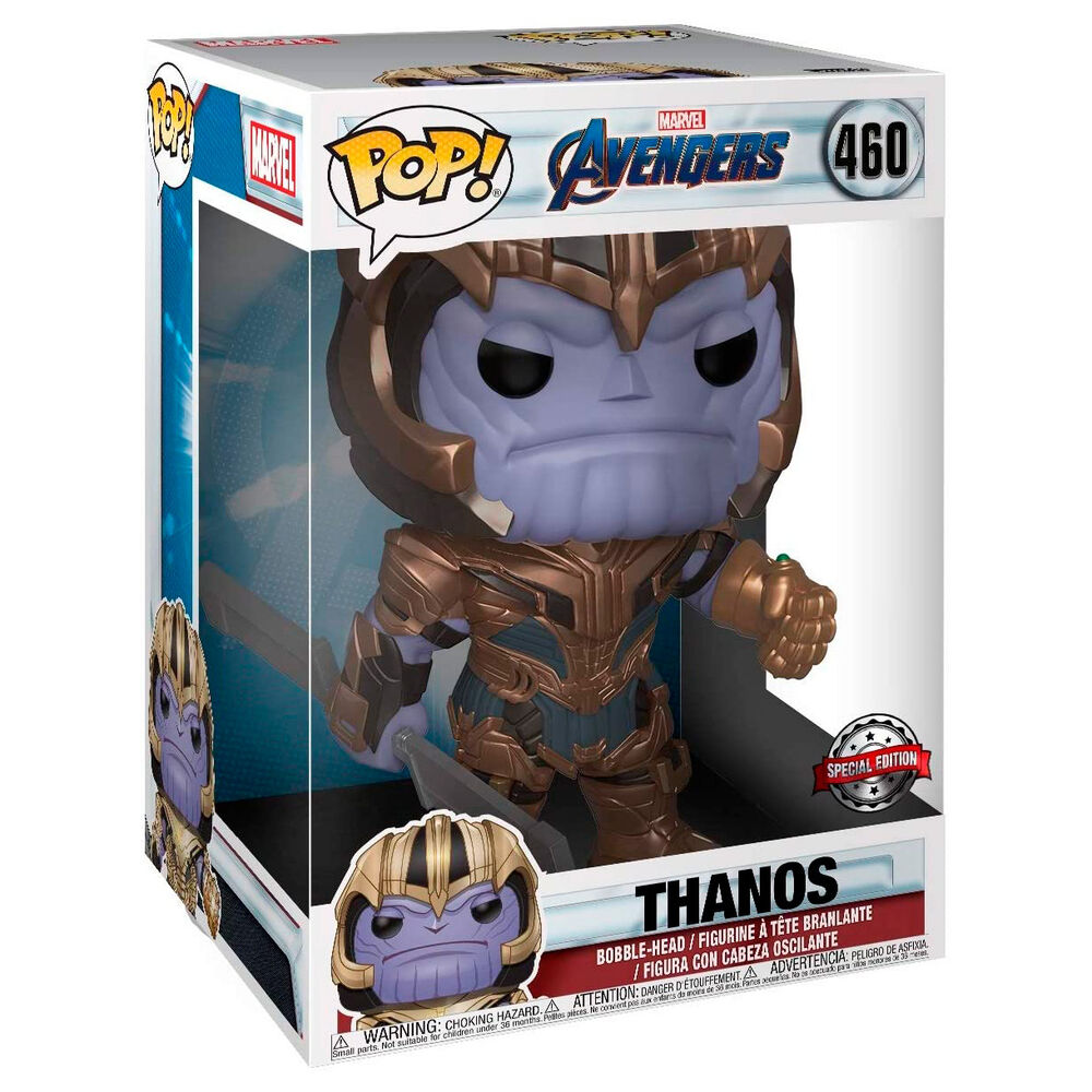 Imagen 2 de Figura Pop Marvel Avengers Endgame Thanos Exclusive 25Cm