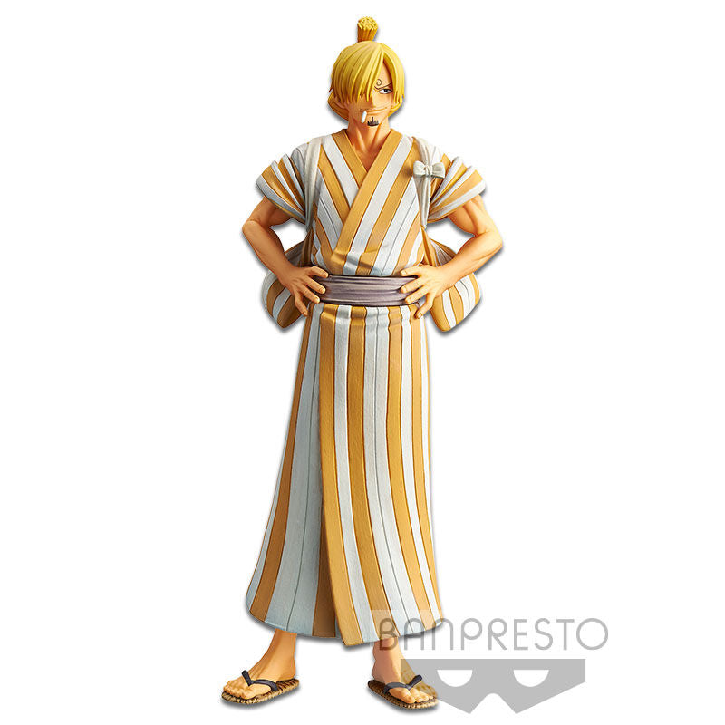 Imagen 1 - Figura Sanji Wanokuni The Grandline Men One Piece 17Cm