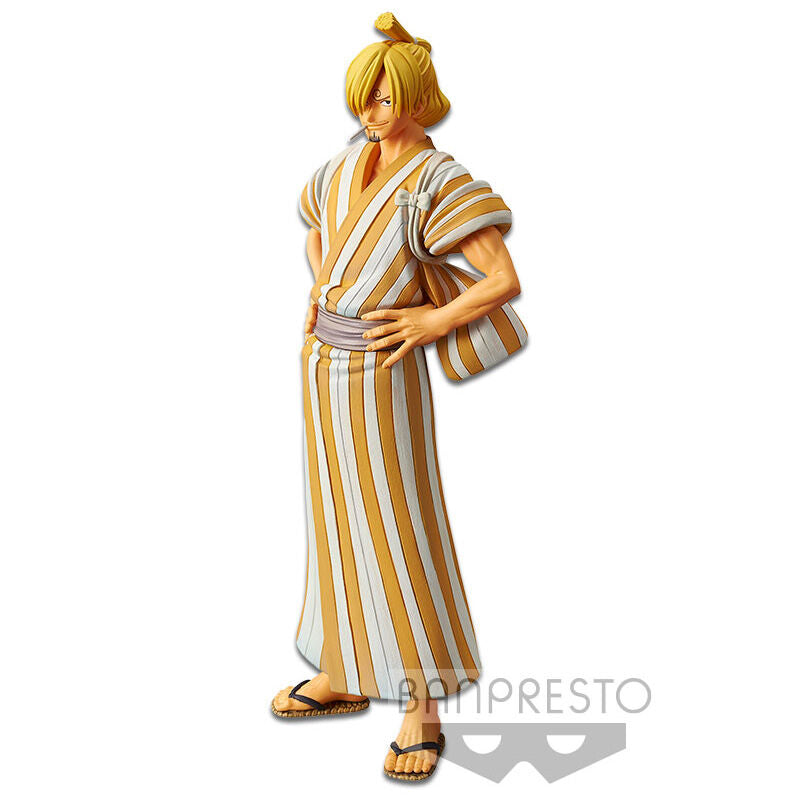 Imagen 2 - Figura Sanji Wanokuni The Grandline Men One Piece 17Cm