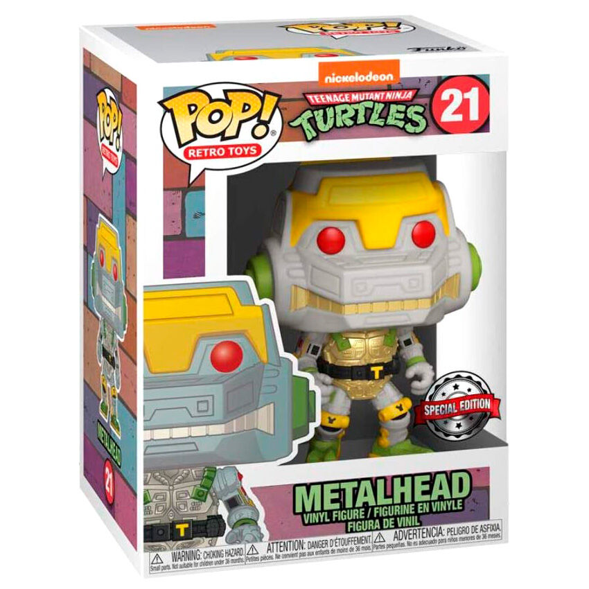 Imagen 2 de Figura Pop Teenage Mutant Ninja Turtles Metalhead Exclusive