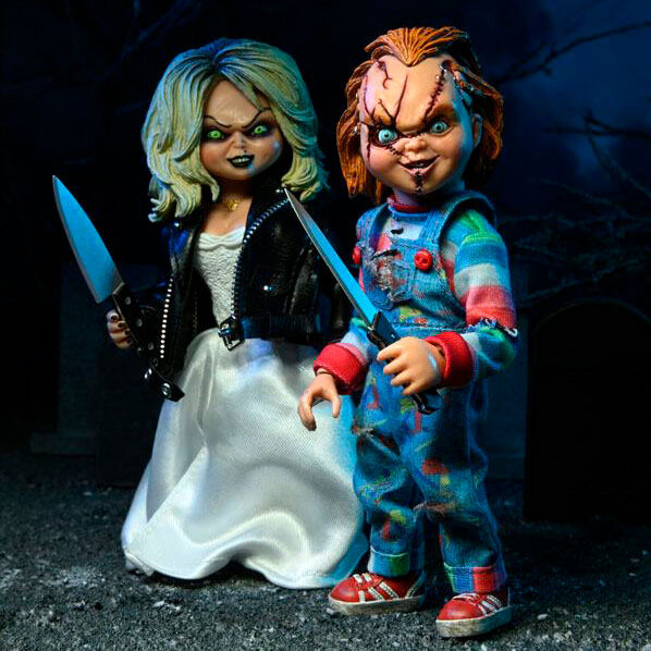 Imagen 5 de Pack 2 Figuras Clothed Chucky And Tiffany La Novia De Chucky 14Cm