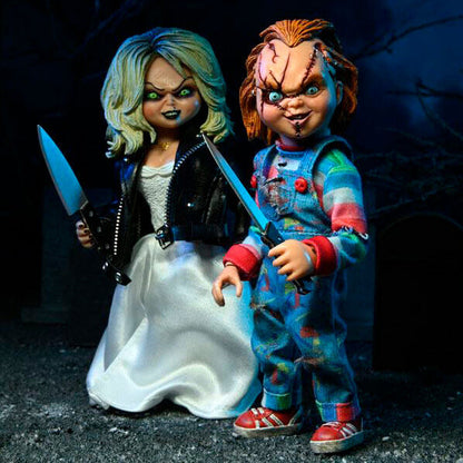 Imagen 5 de Pack 2 Figuras Clothed Chucky And Tiffany La Novia De Chucky 14Cm