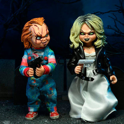 Imagen 6 de Pack 2 Figuras Clothed Chucky And Tiffany La Novia De Chucky 14Cm
