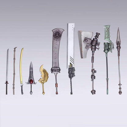 Imagen 2 de Pack De 10 Accesorios Para Figuras Bring Arts Weapon Collection Nier Square Enix