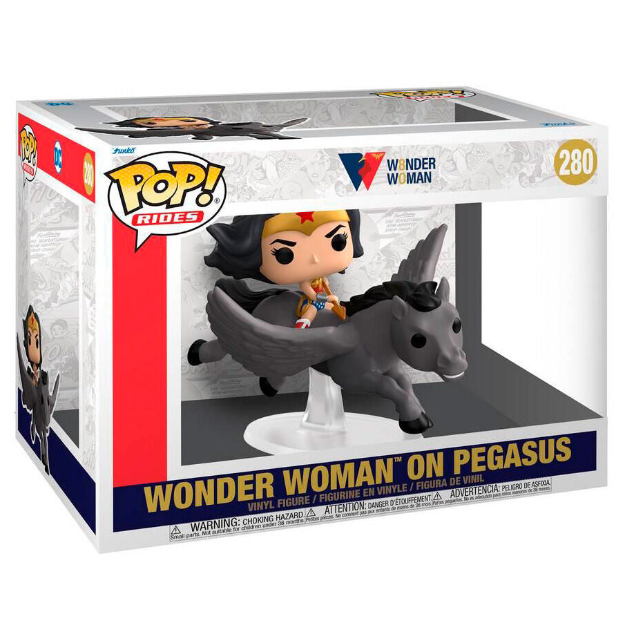 Imagen 2 de Figura Pop Dc Wonder Woman 80Th Wonder Woman On Pegasus