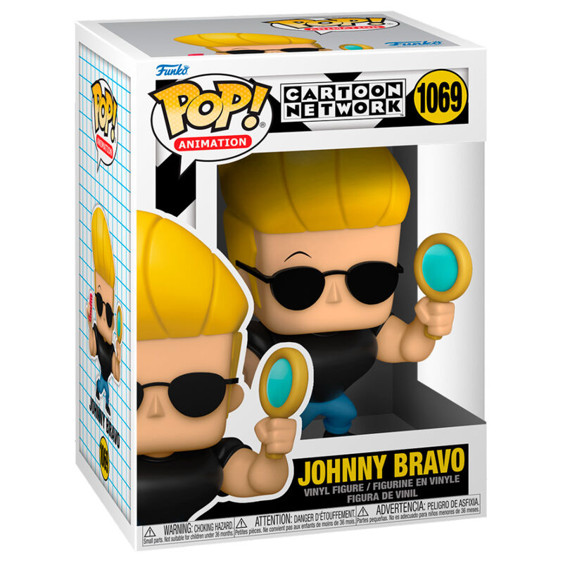 Imagen 2 de Figura Pop Cartoon Network Johnny Bravo - Johnny With Mirror And Comb