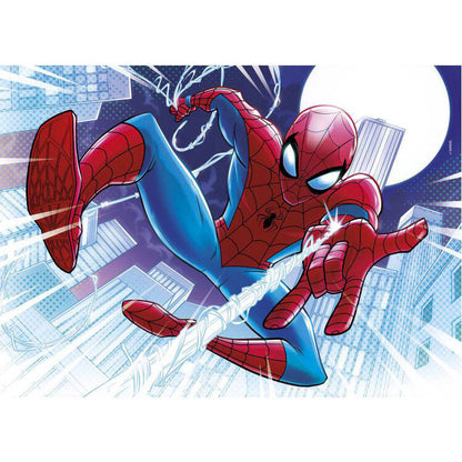 Imagen 2 de Puzzle Glowing Spiderman Marvel 104Pzs