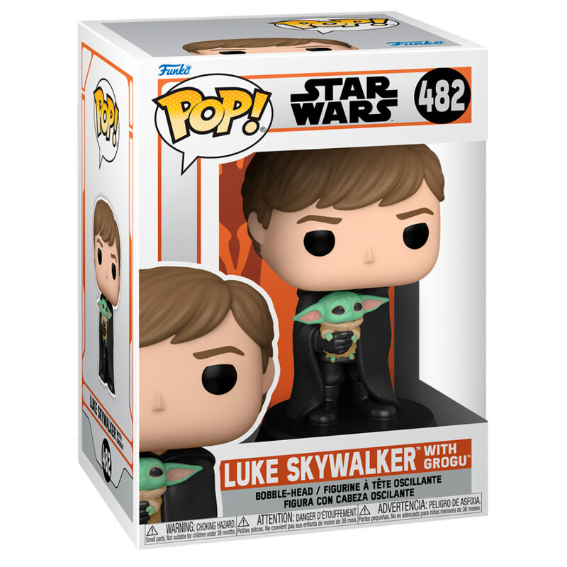 Imagen 2 de Figura Pop Star Wars Mandalorian Luke With Child