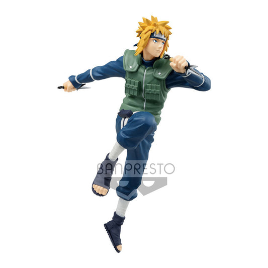 Imagen de Figura Namikaze Minato Vibration Stars Naruto Shippuden 18Cm parte de nuestra colección en Espadas y más, sitio oficial.