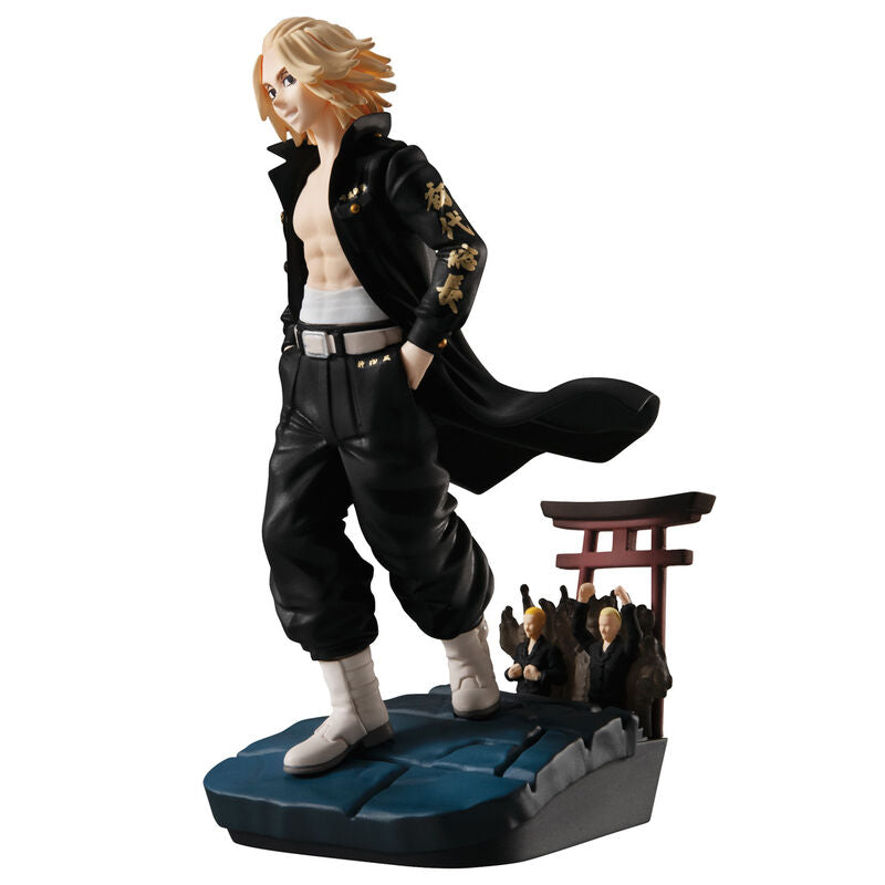 Imagen 3 de Expositor 4 Figuras Petitrama Tokyo Revengers Series Toman Heroic Scenes 8Cm