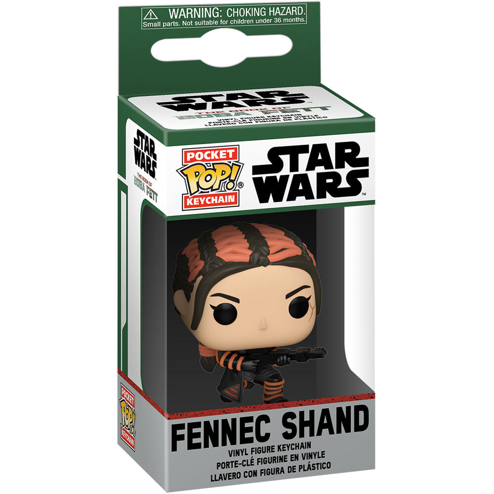 Imagen de Llavero Pocket Pop Star Wars The Book Of Boba Fennec Shand parte de nuestra colección en Espadas y más, sitio oficial.