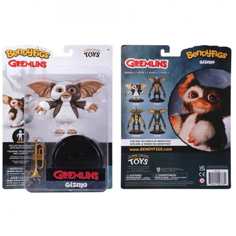 Imagen 3 de Figura Maleable Bendyfigs Gizmo Gremlins 10Cm