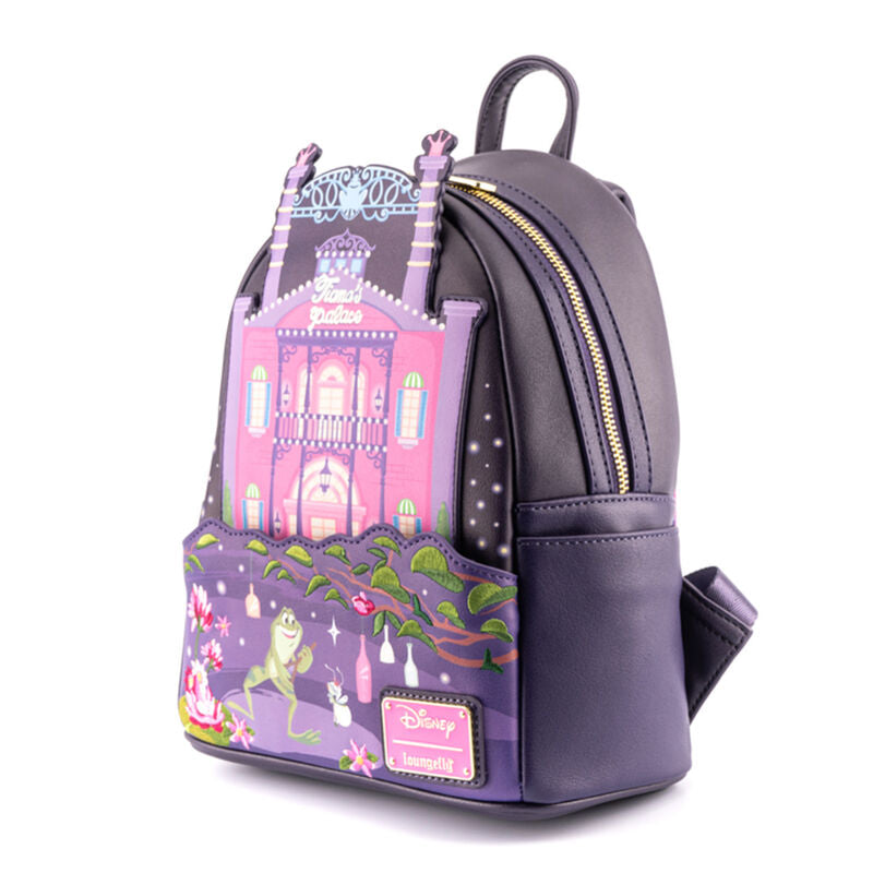 Imagen 2 de Mochila The Frog Tiana Princess Palace Disney Loungefly 26Cm