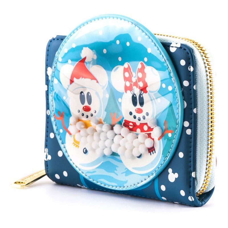 Imagen 2 de Cartera Mickey Minnie Snowman Disney Loungefly