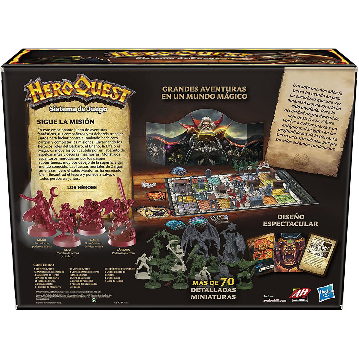 Imagen 4 de Juego De Mesa Heroquest Aventuras En Mazmorras Avalon Hill Español