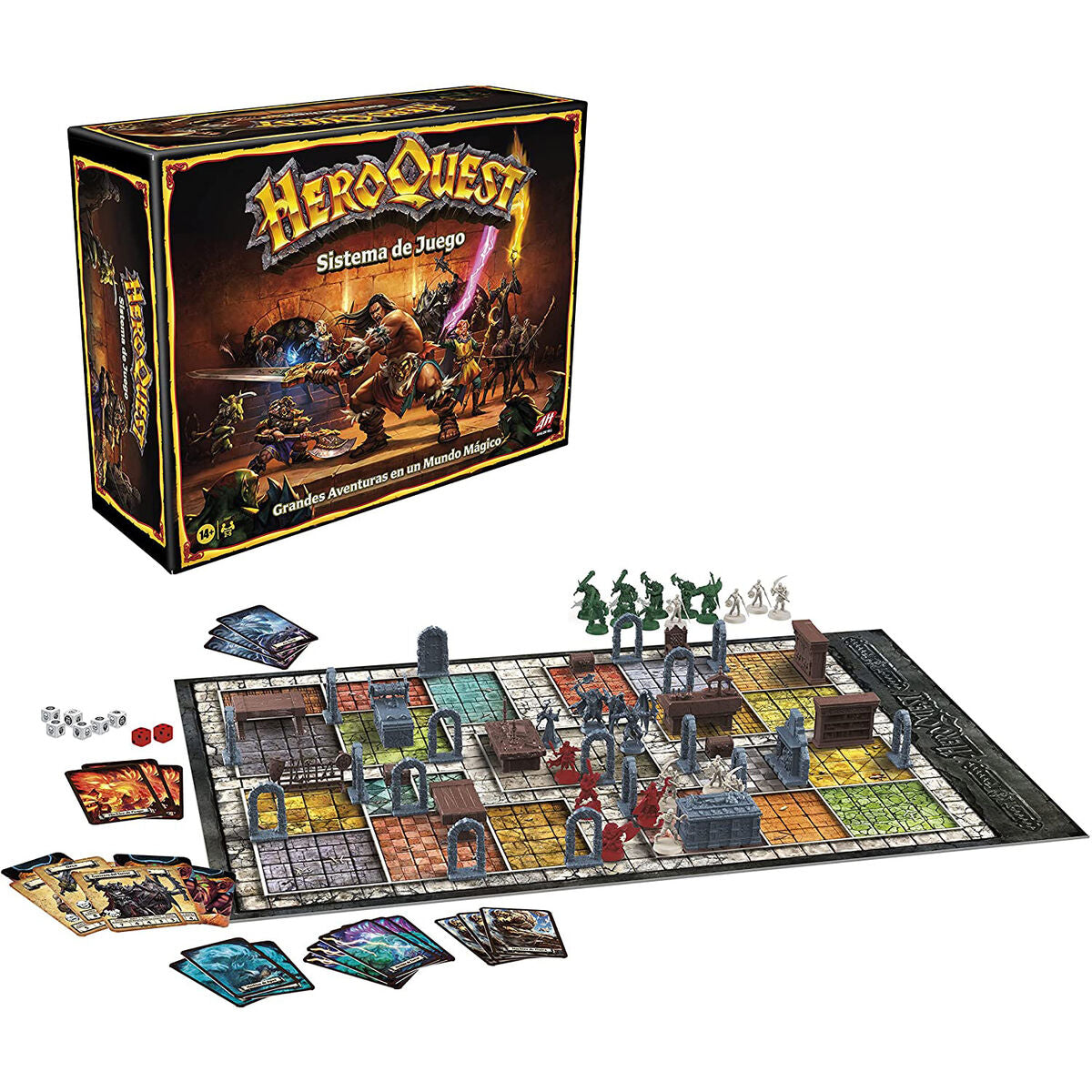 Imagen 1 de Juego De Mesa Heroquest Aventuras En Mazmorras Avalon Hill Español