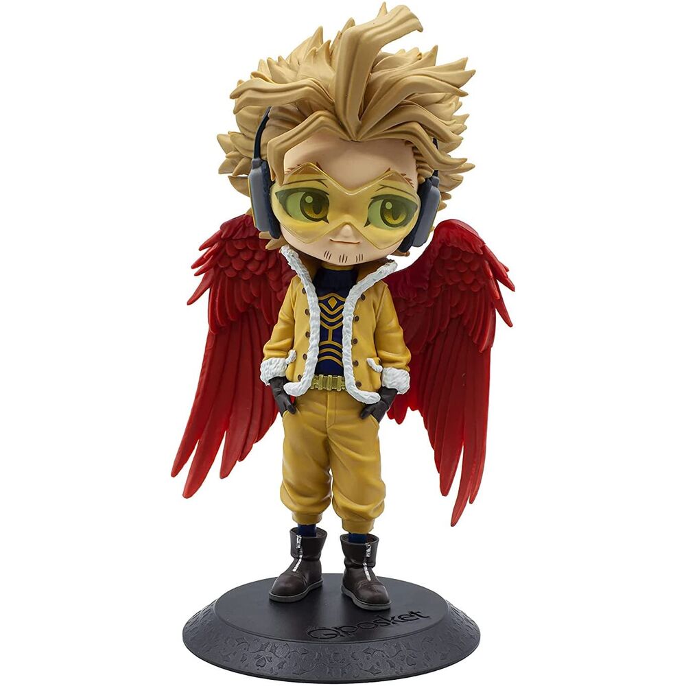 Imagen de Figura Hawks Ver.b My Hero Academia Q Posket 14Cm parte de nuestra colección en Espadas y más, sitio oficial.