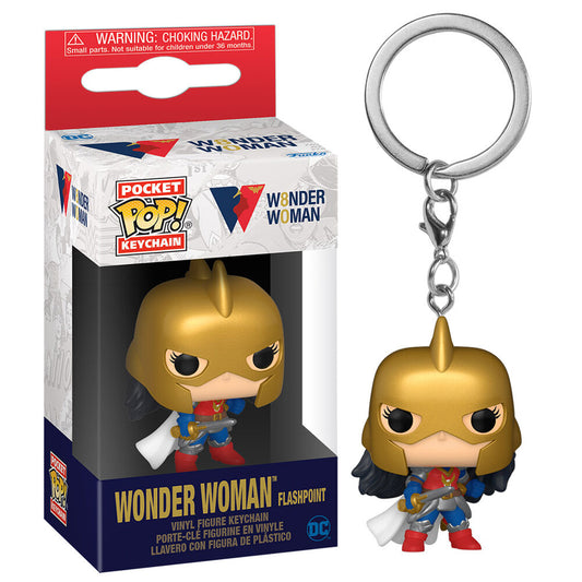 Imagen 1 de Llavero Pocket Pop Dc Comics 80Th Wonder Woman Flashpoint