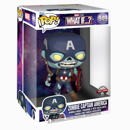 Imagen 1 de Figura Pop Marvel What If Zombie Captain America Exclusive 25Cm