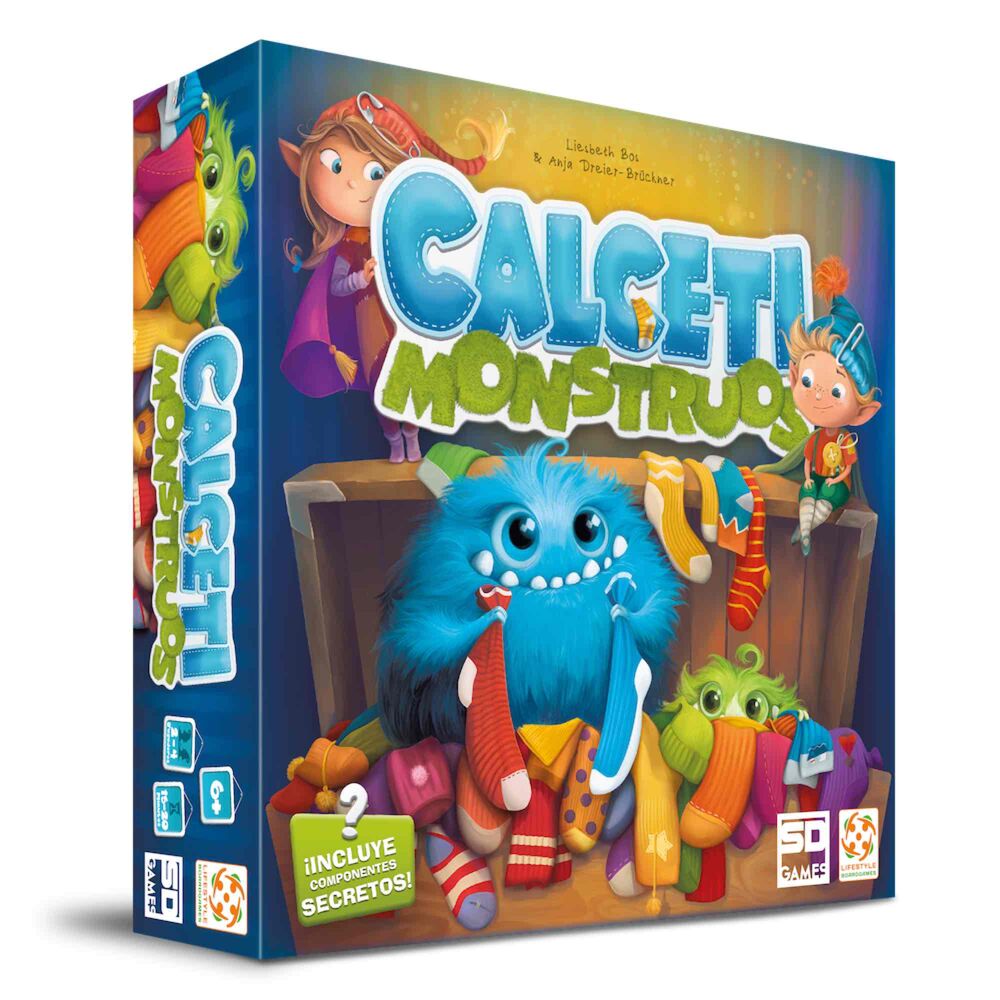 Imagen 1 - Juego Calcetimonstruos Español