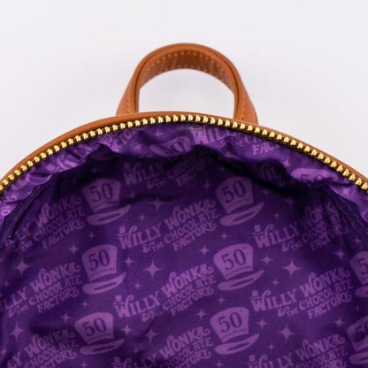 Imagen 6 de Mochila Charlie Y La Fabrica De Chocolate 50 Aniversario Loungefly 26Cm