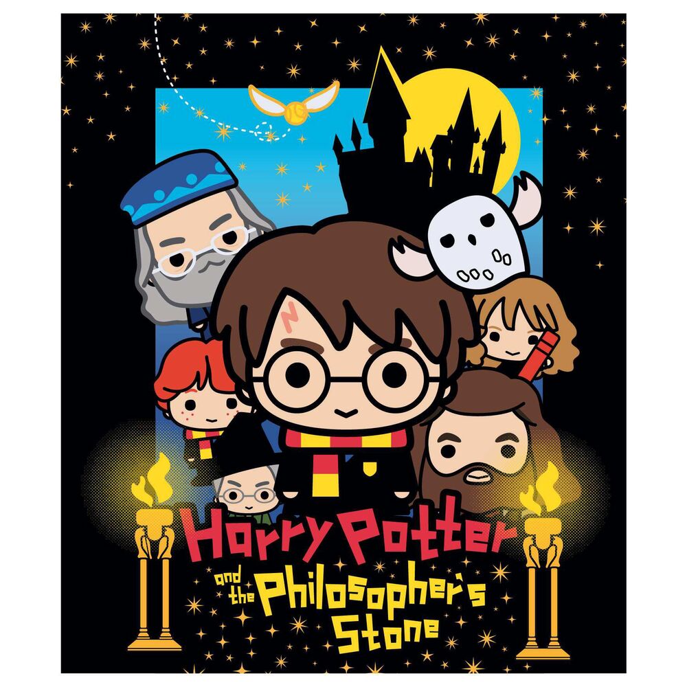 Imagen 1 de Manta Premium Coralina Chibi Harry Potter