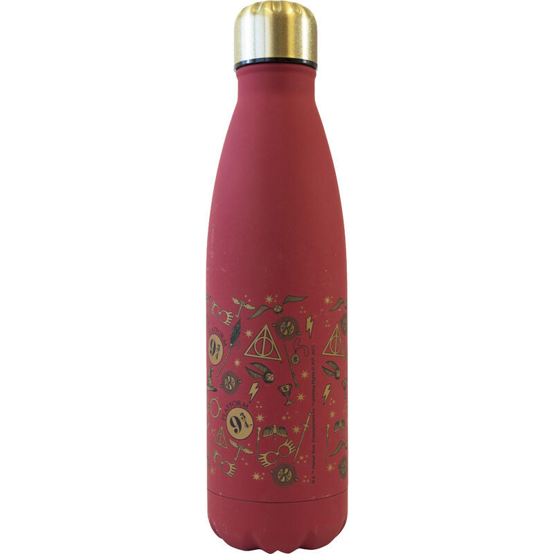 Imagen 1 - Botella Acero Inoxidable Hogwars Harry Potter 500Ml