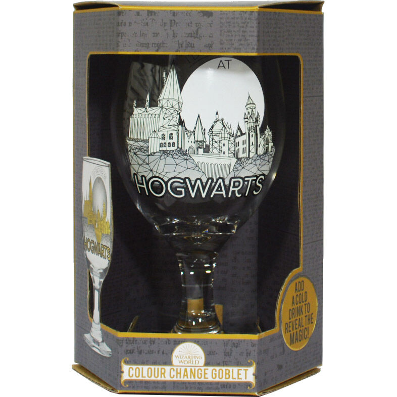 Imagen 2 - Copa Cristal Hogwarts Harry Potter Cambio Color 400Ml