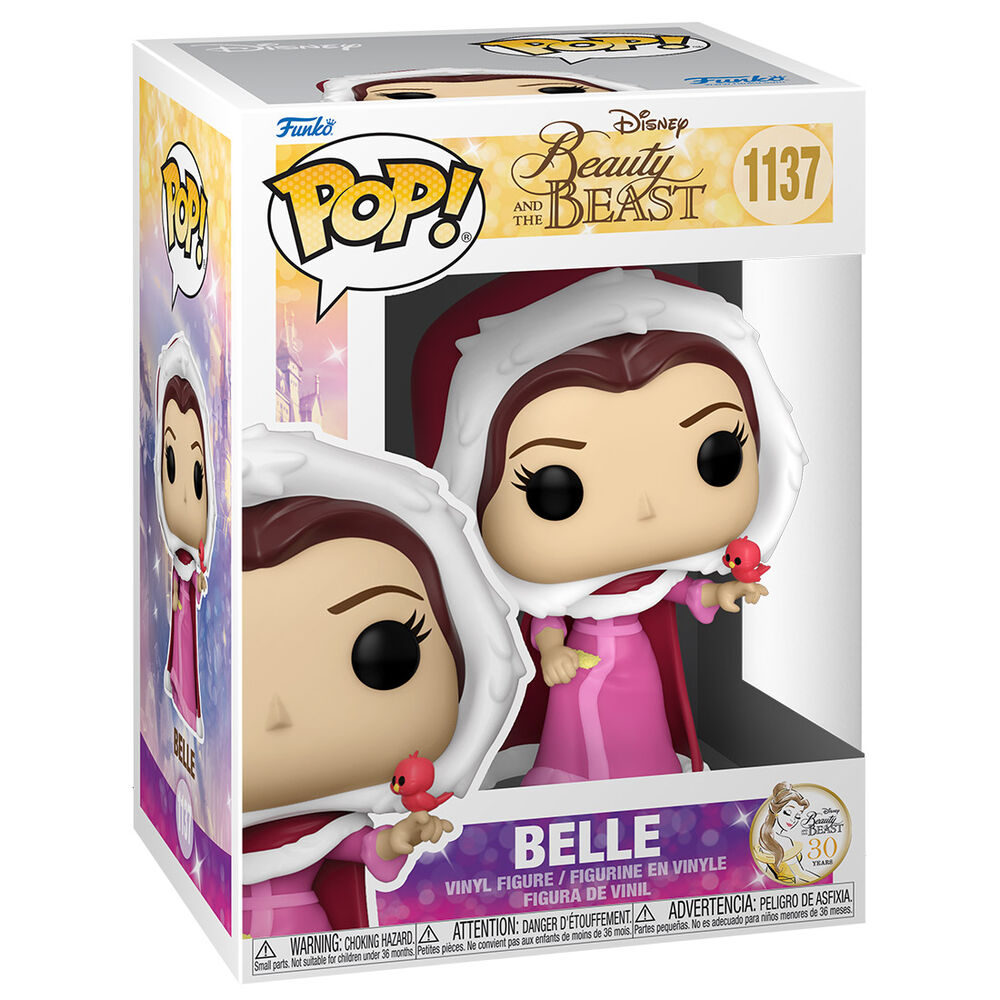 Imagen 3 de Figura Pop Disney La Bella Y La Bestia Winter Belle